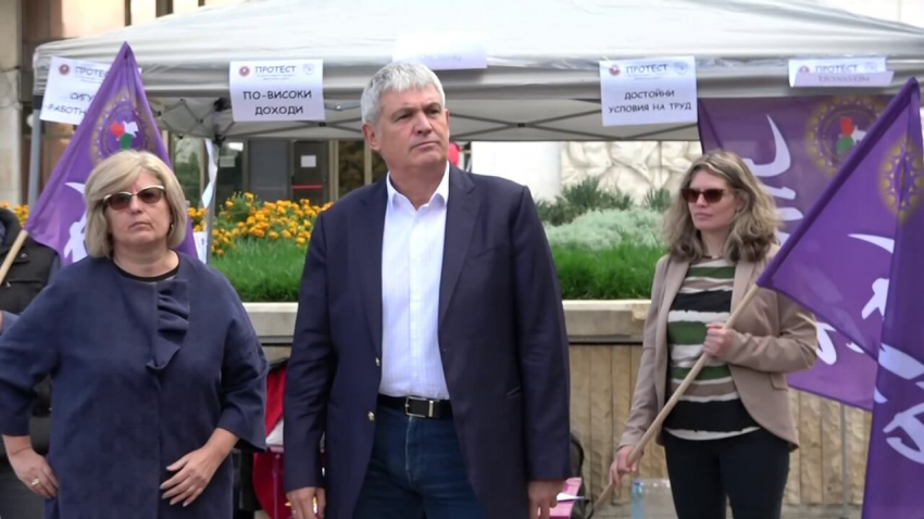 КНСБ с протестна акция в Русе и първи искания към бъдещото правителство