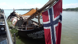 В Русе акостира викингски кораб, плаващ към Истанбул