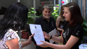 Наградиха призьорите от четвъртото издание на Младежкия литературен конкурс на името на проф. Боян Пенев в Разград