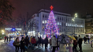 ВИДЕО: С много празнично настроение запалиха светлините на Коледната елха в Търговище
