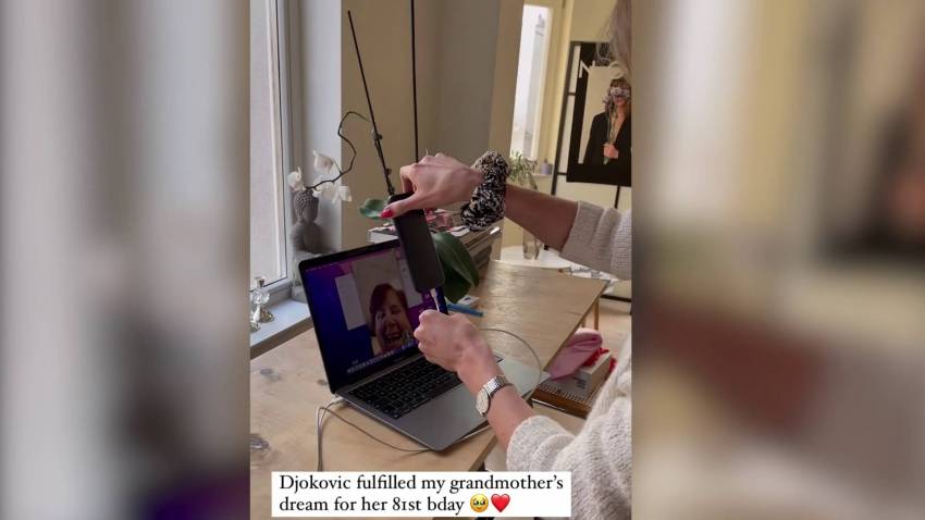 Световна суперзвезда в тениса поздрави председателят на Съюза на пенсионерите в Сливо поле