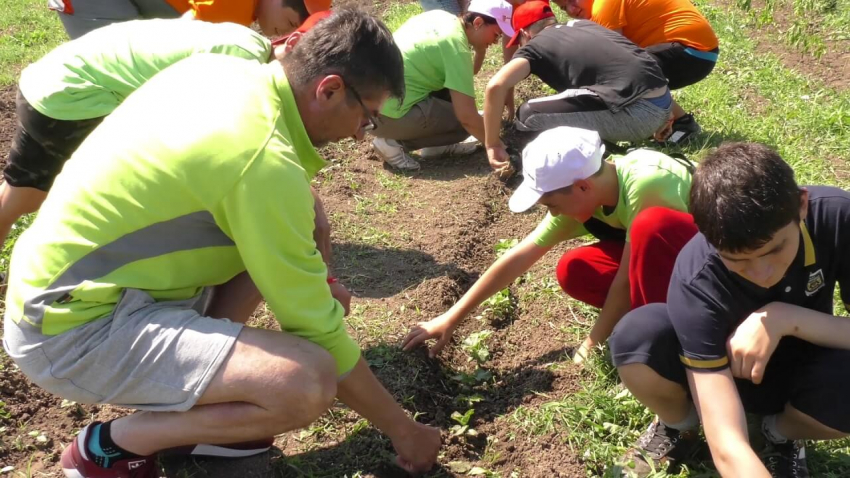 Млади хора от цяла България се учат на земеделие край търговищко село